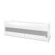 BED MAXI PLUS NEW 70/160 WHITE/STONE GREY