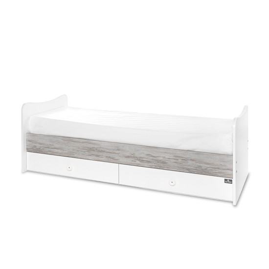 BED MAXI PLUS NEW 70/160 WHITE/ARTWOOD BED MAXI PLUS NEW 70/160 WHITE/ARTWOOD