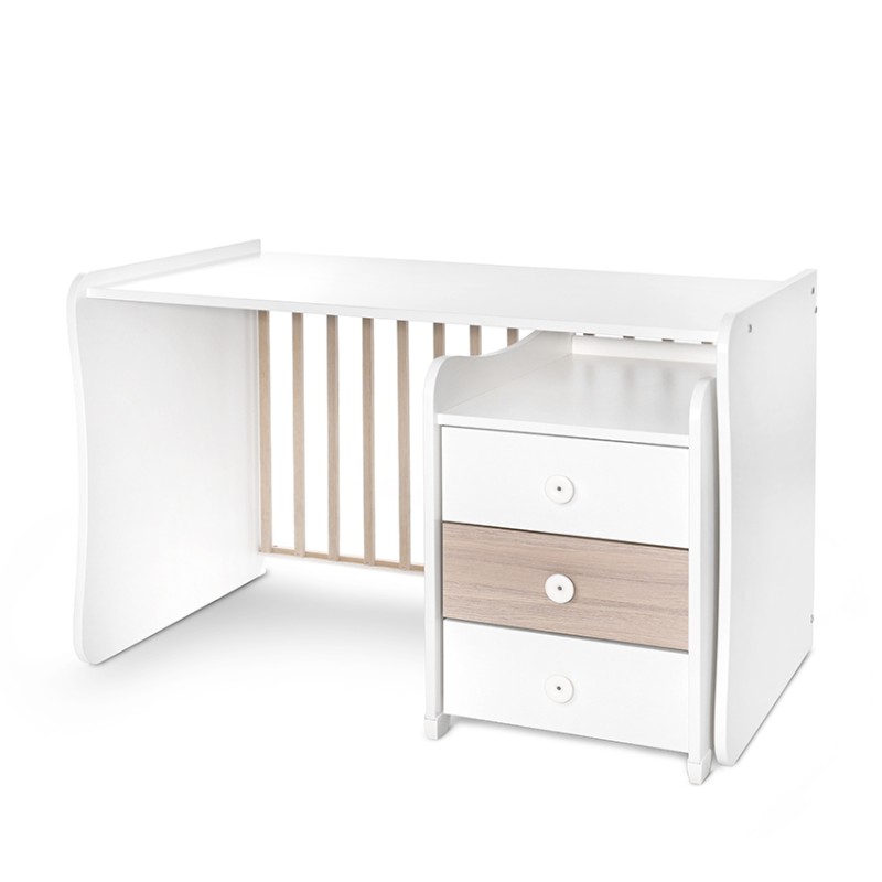 BED MAXI PLUS NEW 70/160 WHITE/AMBER