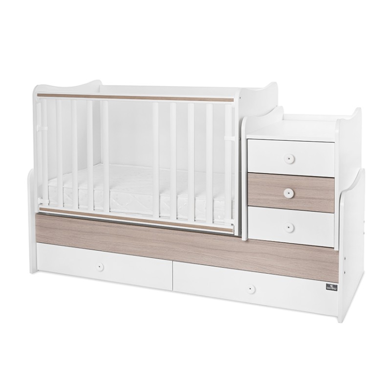 BED MAXI PLUS NEW 70/160 WHITE/AMBER