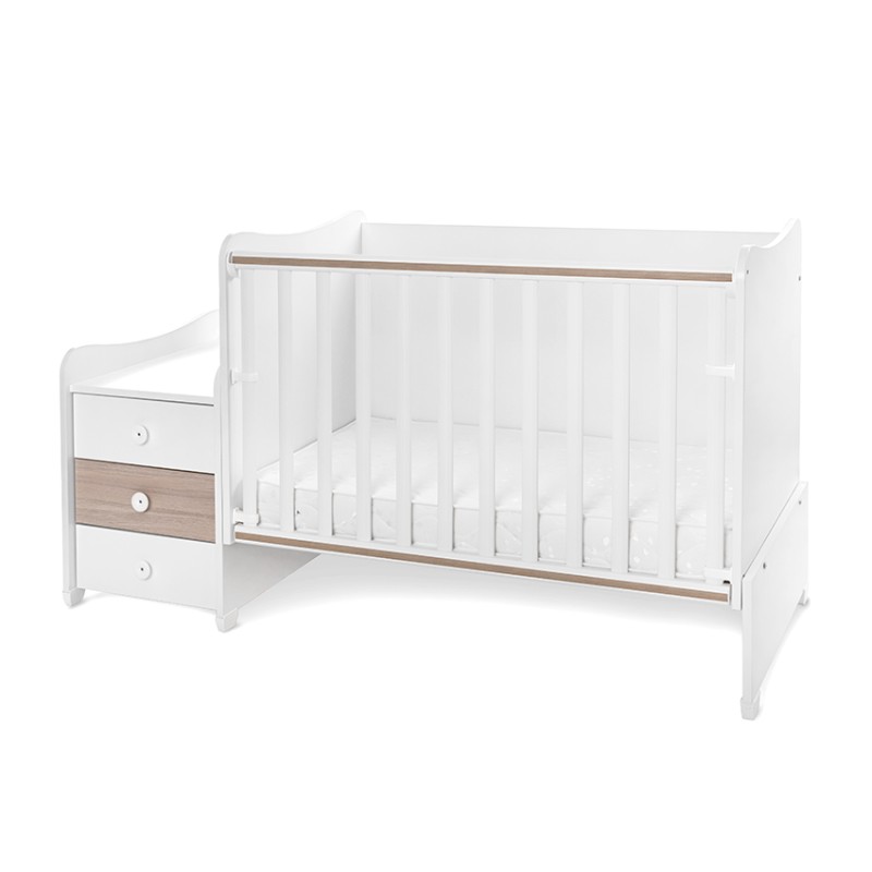 BED MAXI PLUS NEW 70/160 WHITE/AMBER