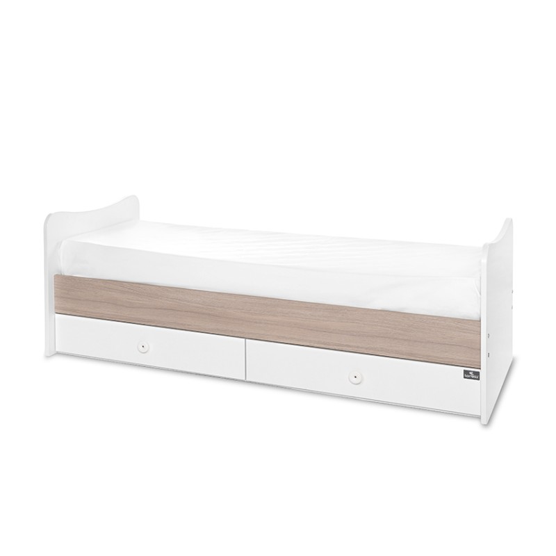 BED MAXI PLUS NEW 70/160 WHITE/AMBER