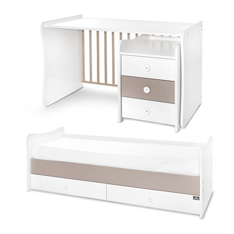 BED MAXI PLUS NEW 70/160 WHITE/STRING