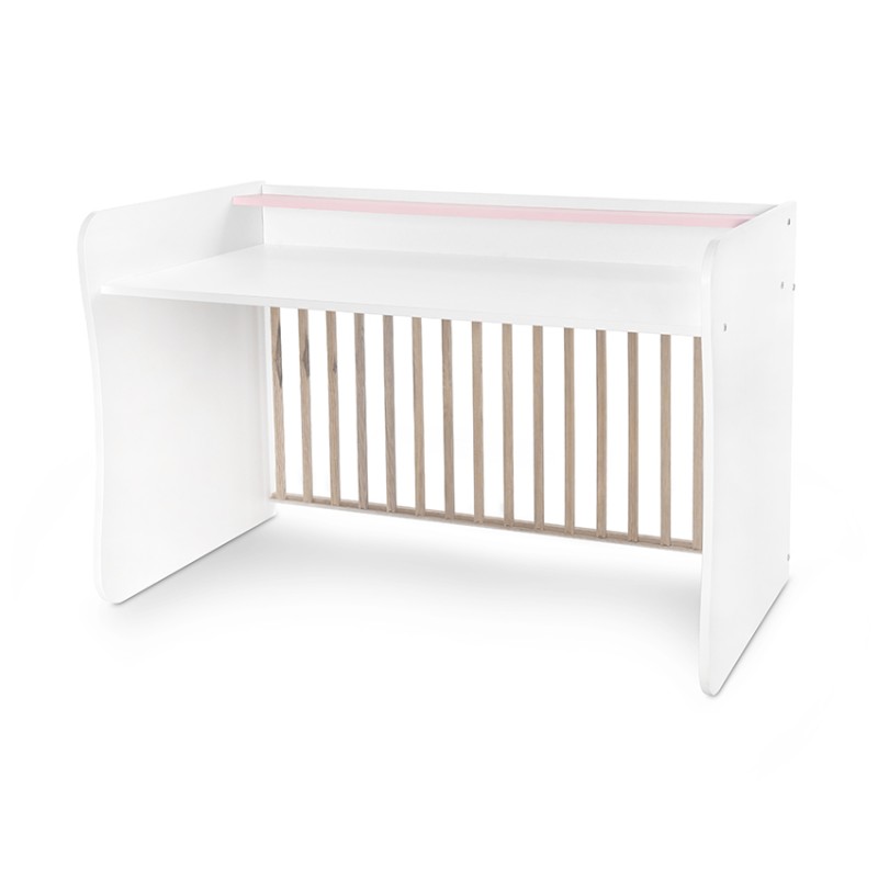 BED MINI MAX NEW 190/72 COLOUR WHITE/ORCHID PINK