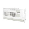 BED MINI MAX NEW 190/72 COLOUR WHITE/MILKY GREEN