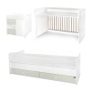 BED MINI MAX NEW 190/72 COLOUR WHITE/MILKY GREEN