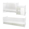 BED MINI MAX NEW 190/72 COLOUR WHITE/MILKY GREEN