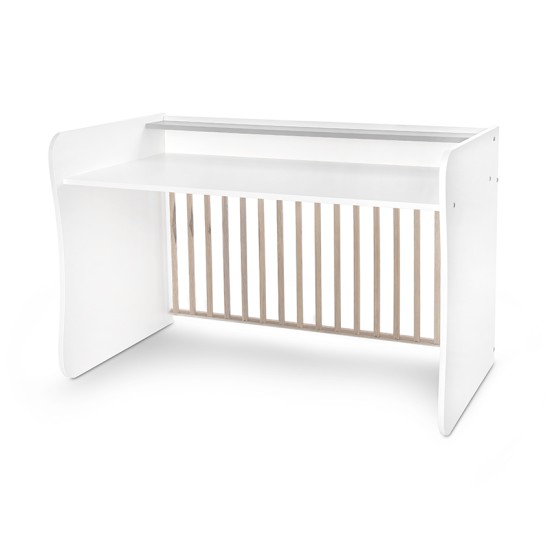 BED MINI MAX NEW 190/72 COLOUR WHITE/STONE GREY BED MINI MAX NEW 190/72 COLOUR WHITE/STONE GREY