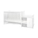 BED MINI MAX NEW 190/72 COLOUR WHITE/STONE GREY BED MINI MAX NEW 190/72 COLOUR WHITE/STONE GREY