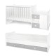 BED MINI MAX NEW 190/72 COLOUR WHITE/STONE GREY BED MINI MAX NEW 190/72 COLOUR WHITE/STONE GREY
