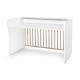 BED MINI MAXI 190/72 COLOUR WHITE/ARTWOOD NEW BED MINI MAXI 190/72 COLOUR WHITE/ARTWOOD NEW