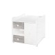 BED MINI MAXI 190/72 COLOUR WHITE/ARTWOOD NEW BED MINI MAXI 190/72 COLOUR WHITE/ARTWOOD NEW