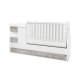BED MINI MAXI 190/72 COLOUR WHITE/ARTWOOD NEW BED MINI MAXI 190/72 COLOUR WHITE/ARTWOOD NEW