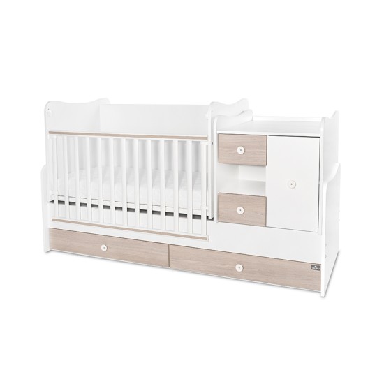 BED MINI MAX 190/72 COLOUR WHITE/AMBER NEW BED MINI MAX 190/72 COLOUR WHITE/AMBER NEW