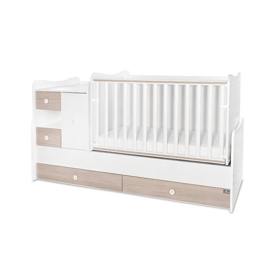 BED MINI MAX 190/72 COLOUR WHITE/AMBER NEW BED MINI MAX 190/72 COLOUR WHITE/AMBER NEW