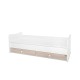 BED MINI MAX 190/72 COLOUR WHITE/AMBER NEW BED MINI MAX 190/72 COLOUR WHITE/AMBER NEW