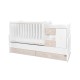 BED MINI MAX 190/72 COLOUR WHITE/LIGHT OAK  NEW