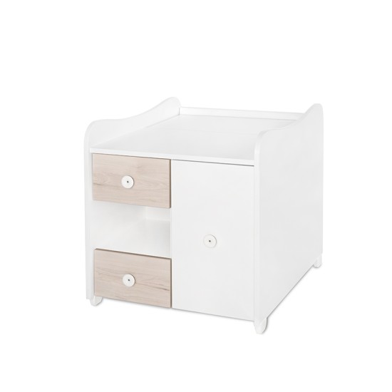 BED MINI MAX 190/72 COLOUR WHITE/LIGHT OAK  NEW