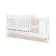 BED MINI MAX 190/72 COLOUR WHITE/LIGHT OAK  NEW