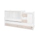BED MINI MAX 190/72 COLOUR WHITE/LIGHT OAK  NEW