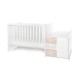BED MINI MAX 190/72 COLOUR WHITE/LIGHT OAK  NEW