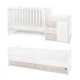 BED MINI MAX 190/72 COLOUR WHITE/LIGHT OAK  NEW