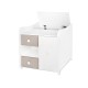 BED MINI MAX 190/72 COLOUR WHITE/STRING NEW BED MINI MAX 190/72 COLOUR WHITE/STRING NEW