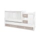 BED MINI MAX 190/72 COLOUR WHITE/STRING NEW BED MINI MAX 190/72 COLOUR WHITE/STRING NEW