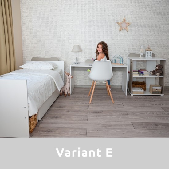BED MULTI 190/72 COLOUR WHITE/STRING BED MULTI 190/72 COLOUR WHITE/STRING