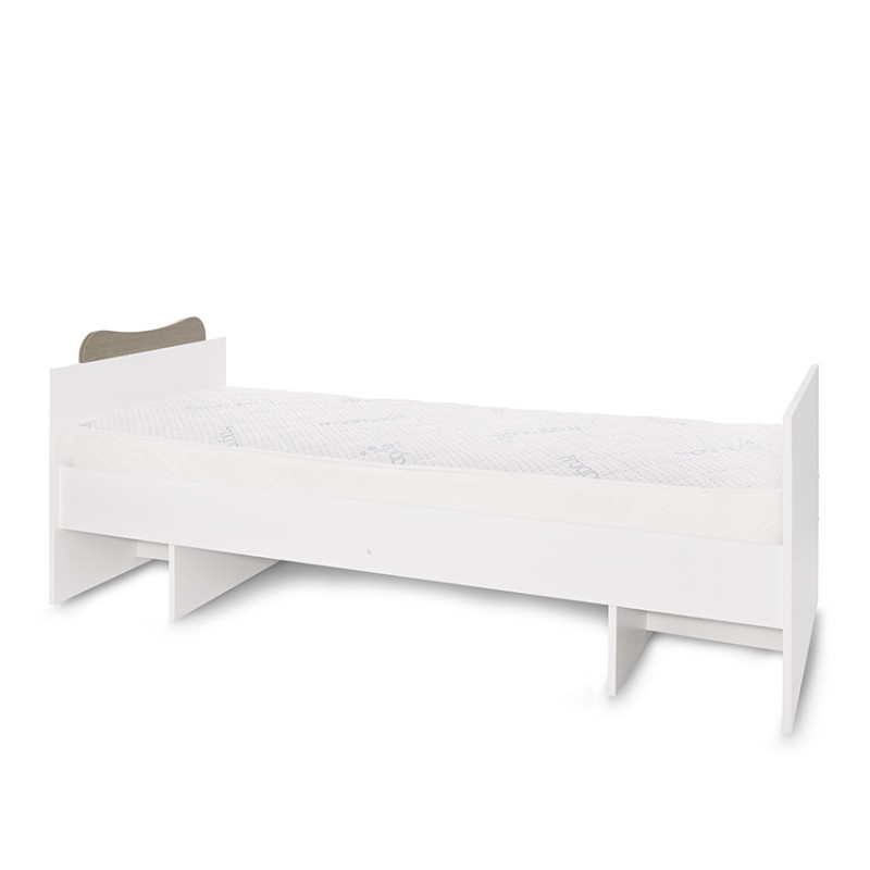 BED MULTI 190/72 COLOUR WHITE/COFFE