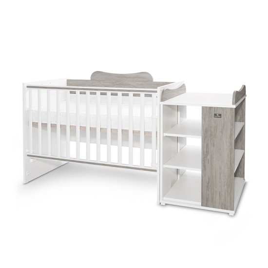 BED MULTI 190/72 COLOUR WHITE/ARTWOOD