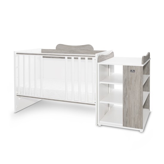 BED MULTI 190/72 COLOUR WHITE/ARTWOOD