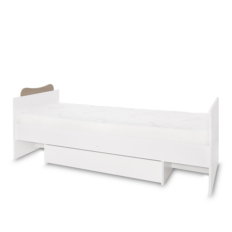 BED MULTI 190/72 COLOUR WHITE/AMBER