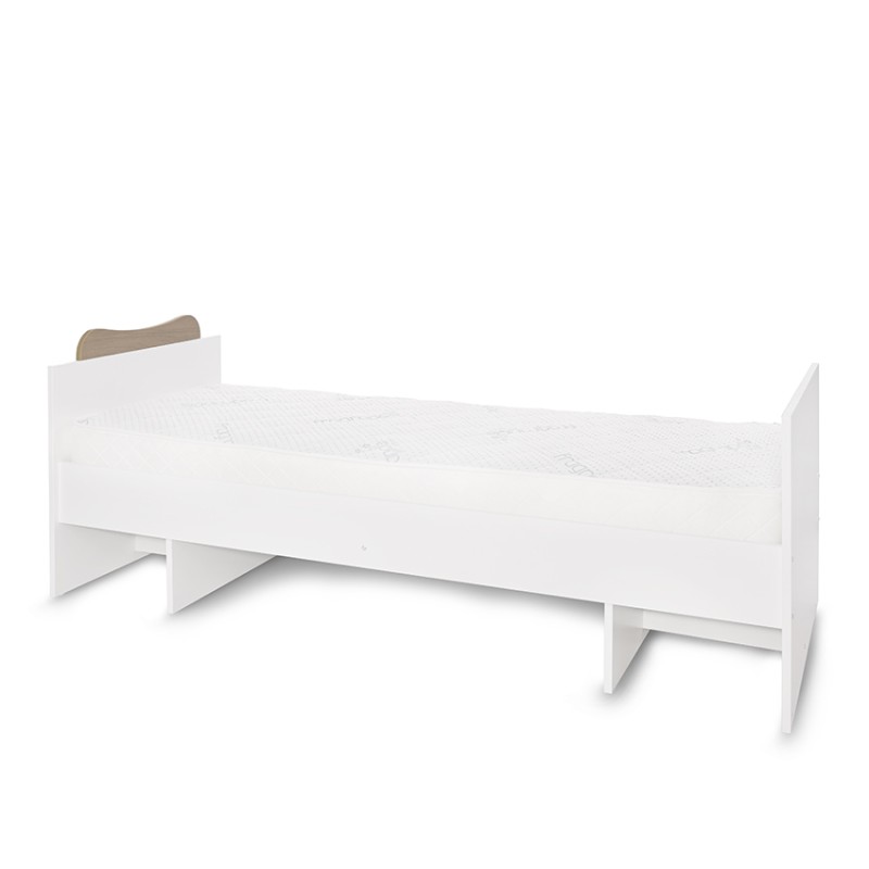 BED MULTI 190/72 COLOUR WHITE/AMBER