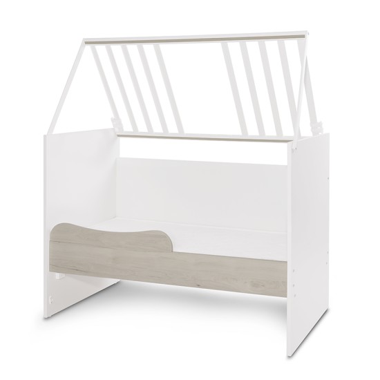 BED MULTI 190/72 COLOUR WHITE/LIGHT OAK