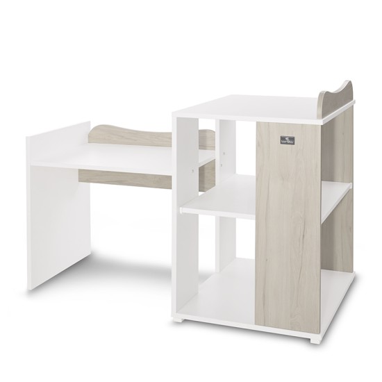 BED MULTI 190/72 COLOUR WHITE/LIGHT OAK