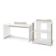 BED MULTI 190/72 COLOUR WHITE/LIGHT OAK