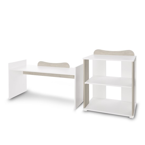 BED MULTI 190/72 COLOUR WHITE/LIGHT OAK