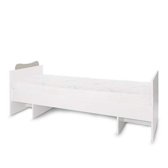 BED MULTI 190/72 COLOUR WHITE/LIGHT OAK