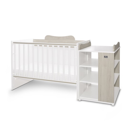 BED MULTI 190/72 COLOUR WHITE/LIGHT OAK
