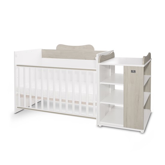 BED MULTI 190/72 COLOUR WHITE/LIGHT OAK