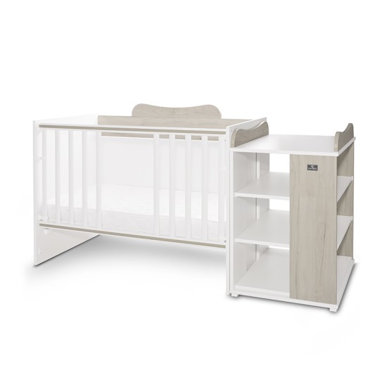 BED MULTI 190/72 COLOUR WHITE/LIGHT OAK