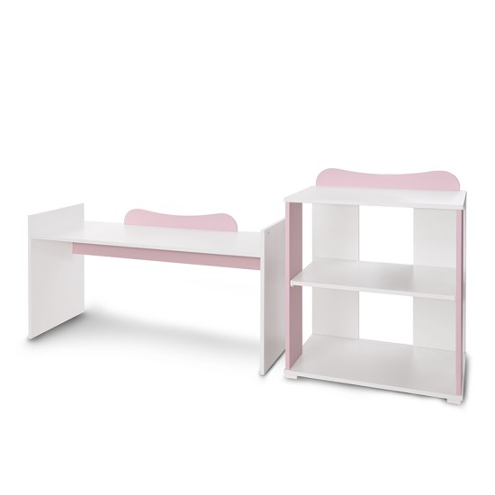 BED MULTI 190/72 COLOUR WHITE/ORCHID PINK