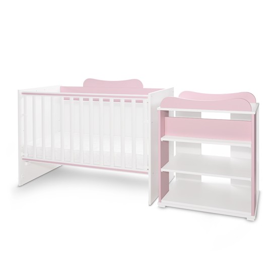 BED MULTI 190/72 COLOUR WHITE/ORCHID PINK