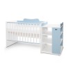 BED MULTI 190/72 COLOUR WHITE/BABY BLUE