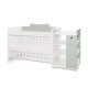 BED MULTI 190/72 COLOUR WHITE/MILKY GREEN