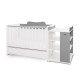 BED MULTI 190/72 COLOUR WHITE/STONE GREY BED MULTI 190/72 COLOUR WHITE/STONE GREY