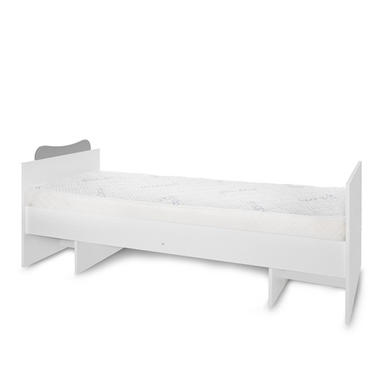BED MULTI 190/72 COLOUR WHITE/STONE GREY BED MULTI 190/72 COLOUR WHITE/STONE GREY