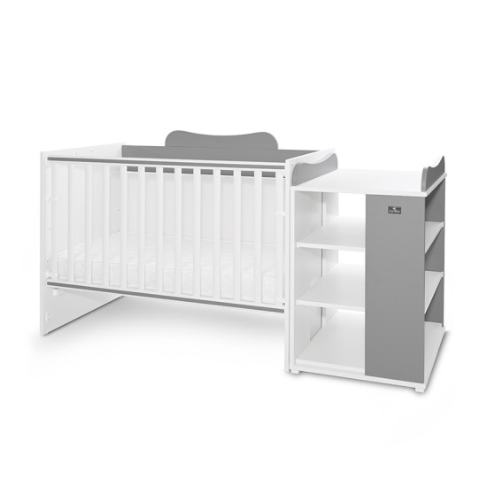 BED MULTI 190/72 COLOUR WHITE/STONE GREY BED MULTI 190/72 COLOUR WHITE/STONE GREY