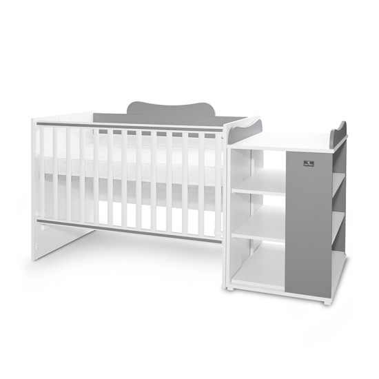 BED MULTI 190/72 COLOUR WHITE/STONE GREY BED MULTI 190/72 COLOUR WHITE/STONE GREY